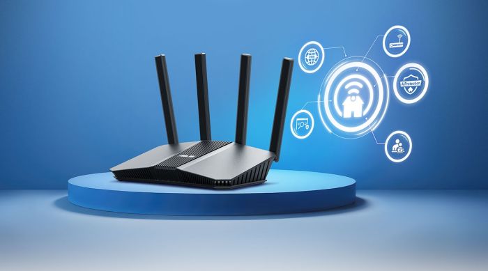 ASUS Router RT-BE55 BE3600  4xGE LAN, 2,5xGE WAN, MESH