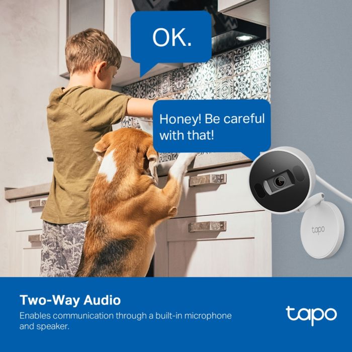 IP-Камера TP-LINK Tapo C125 4MP N300 microSD motion detection, штучний інтелект