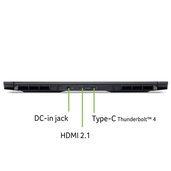 Acer Notebook Nitro V 16S ANV16S-71 16" WUXGA IPS, Intel 5-210H, 32GB, F1TB, NVD5050-8, Lin, black