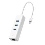 Мережевий адаптер TP-LINK UE330С 1xGE, 3xUSB3.0, USB-С