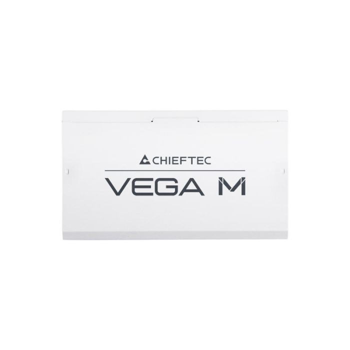 Блок живлення CHIEFTEC Vega M  (750W), >90%, 80+ Gold, 135мм FDB, 1xMB 24pin(20+4), 2xCPU 8pin(4+4), 3xMolex, 6xSATA, 4xPCIe 8pin(6+2), 1xPCIe GEN5 16pin, Fully Modular, White