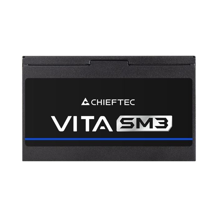 Блок питания CHIEFTEC Vita SM3  (750W), >85%, 80+ Bronze, 120мм, 1xMB 24pin(20+4), 2xCPU 8pin(4+4), 3xMolex, 6xSATA, 4xPCIe 8pin(6+2), 1xPCIe GEN5 16pin, Modular