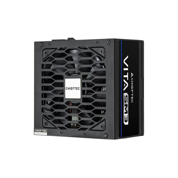 Блок живлення CHIEFTEC Vita SM3  (650W), >85%, 80+ Bronze, 120мм, 1xMB 24pin(20+4), 2xCPU 8pin(4+4), 3xMolex, 6xSATA, 2xPCIe 8pin(6+2), 1xPCIe GEN5 16pin, Modular