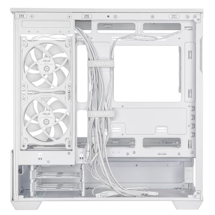 Prime AP202 Tempered Glas, without PSU, 2xUSB3.2, 1xUSB Type-C, Tempered Glass side, mATX, WHITE ASUS 90DC00P3-B19000