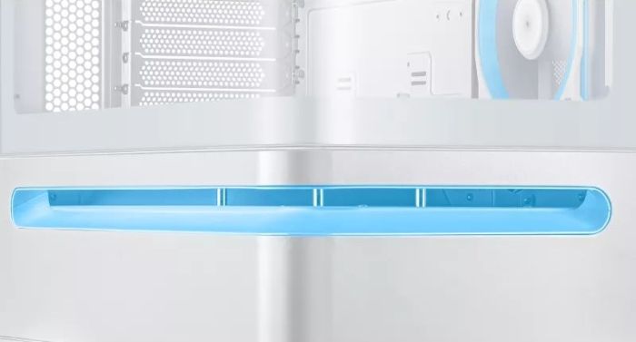 Prime AP202 Tempered Glas, without PSU, 2xUSB3.2, 1xUSB Type-C, Tempered Glass side, mATX, WHITE ASUS 90DC00P3-B19000