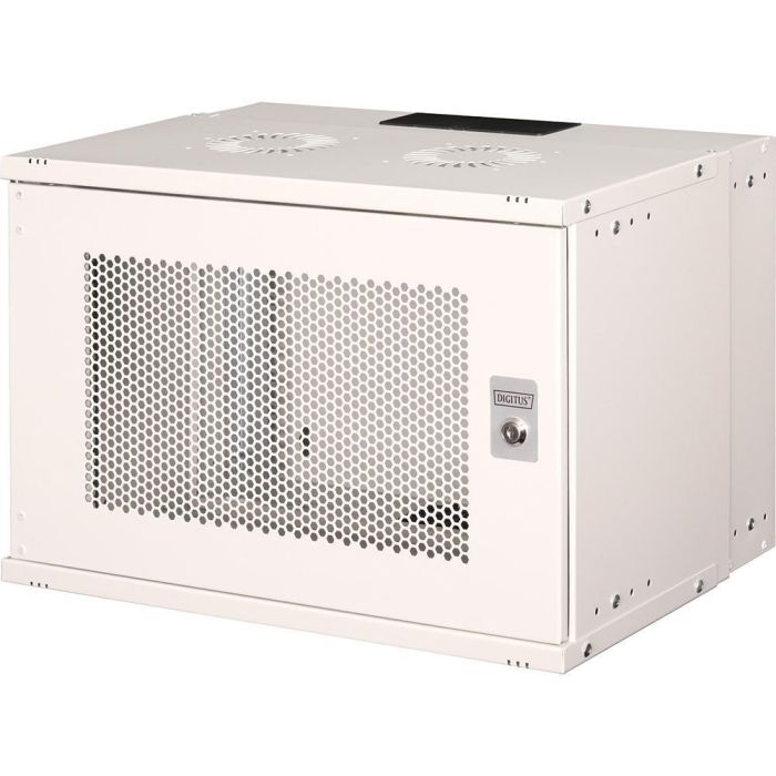 Шафа DIGITUS 19", 7U, SOHO PRO, металеві перфоровані двері, 540x400 мм, 60кг максимально, сіра