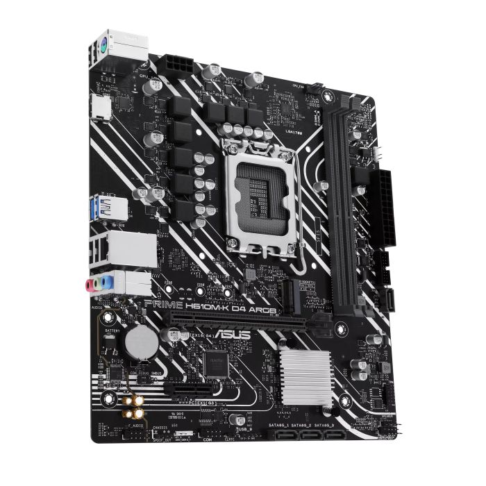 ASUS Motherboard PRIME H610M-K D4 ARGB s1700 H610 2xDDR4 M.2 HDMI D-Sub mATX ARGB