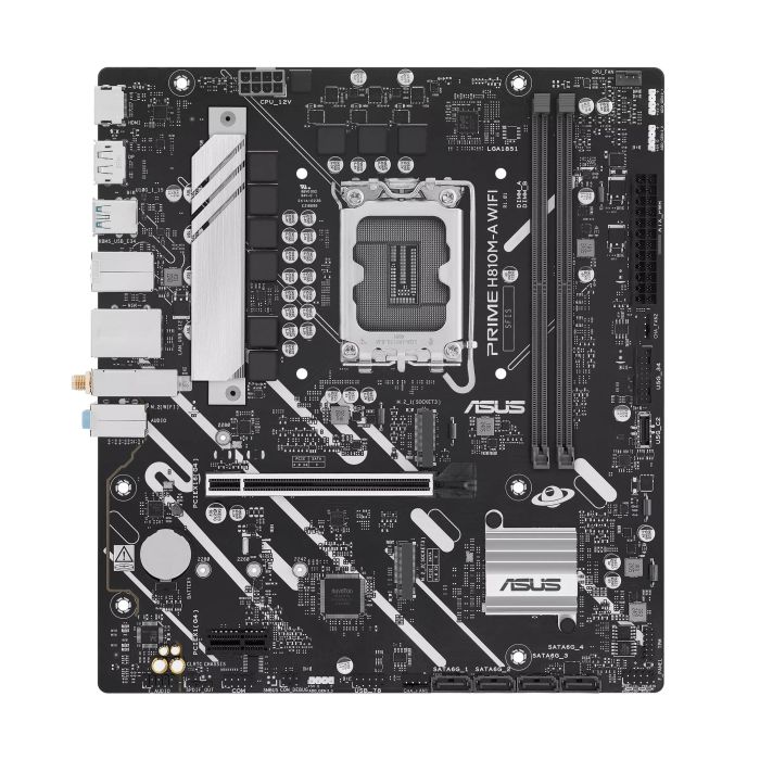 Материнcька плата ASUS PRIME H810M-A WIFI s1851 H810 2xDDR5 M.2 HDMI DP Wi-Fi BT ATX