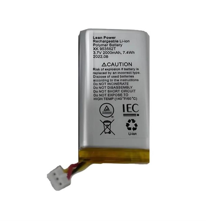 3-pin battery for Ajax Hub, Hub 2, Rex, Rex 2, 2000mAh