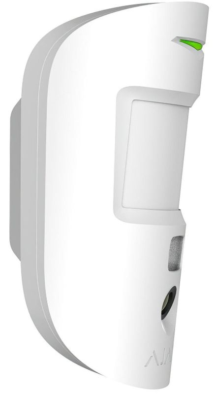 Wireless motion detector with camera, with enhanced photo recording and photo on demand Ajax HDR MotionCam PhOD, Jeweller, white