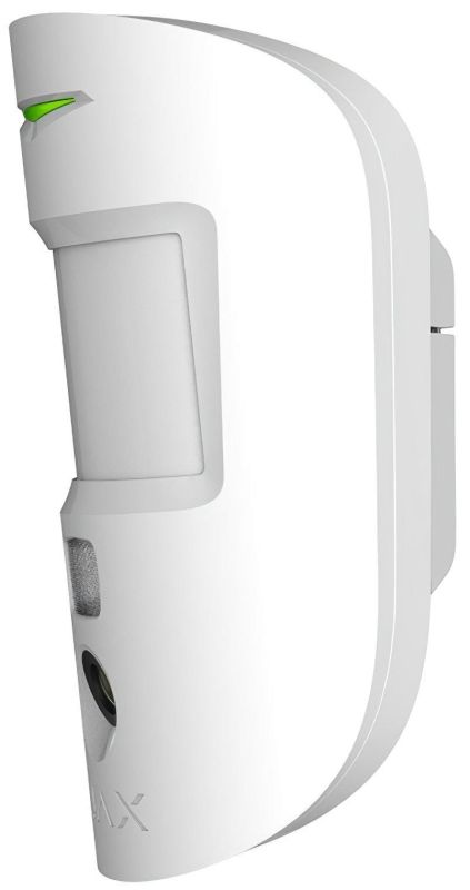 Wireless motion detector with camera, with enhanced photo recording and photo on demand Ajax HDR MotionCam PhOD, Jeweller, white