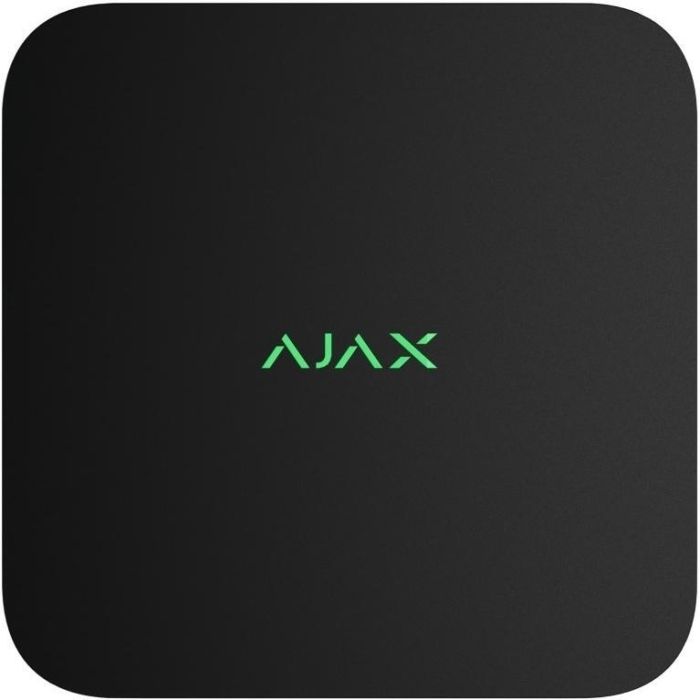 Network Video Recorder Ajax NVR DC black, 8 channels, 12V, black