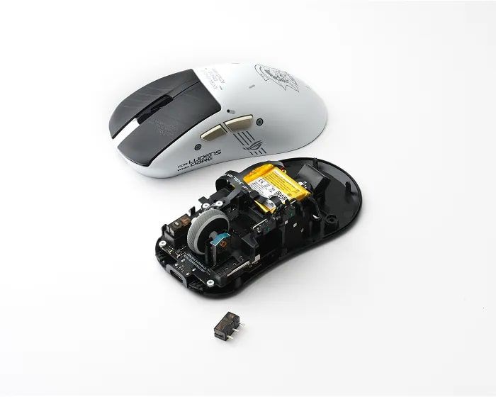 Миша ASUS ROG Keris II Origin, RGB, USB-A/WL/BT, KJP Ed.