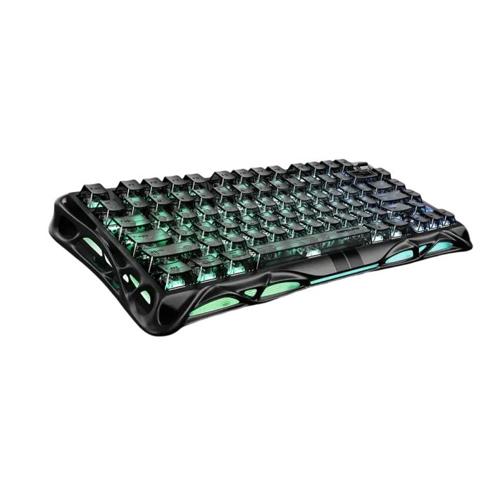 Клавиатура механическая GravaStar Mercury V75 80keys, Magnetic Jade Pro, 8K, USB-A, RGB, Stealth Black