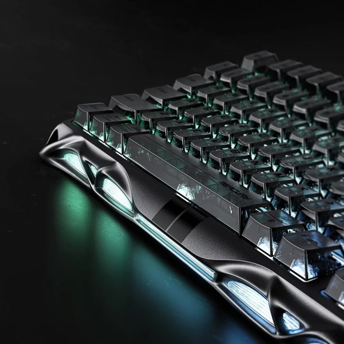 Клавиатура механическая GravaStar Mercury V75 80keys, Magnetic Jade Pro, 8K, USB-A, RGB, Stealth Black
