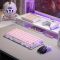 Клавиатура механическая GravaStar Mercury K1 80keys, GravaStar x Kailh Cheery Pink, EN, BT/WL/USB, Sakura Pink