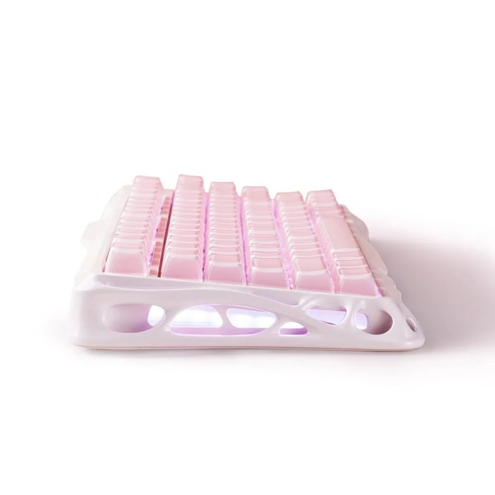 Клавиатура механическая GravaStar Mercury K1 80keys, GravaStar x Kailh Cheery Pink, EN, BT/WL/USB, Sakura Pink