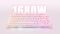 Клавиатура механическая GravaStar Mercury K1 80keys, GravaStar x Kailh Cheery Pink, EN, BT/WL/USB, Sakura Pink