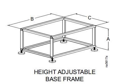 Опорна рама R1 під кондиціонер Uniflair AMICO SDCV0300A