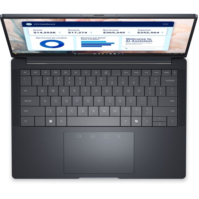 Dell Notebook Pro 14 Premium 14" QHD+ OLED Touch, Intel U7-268V, 32GB, F512GB, UMA, Win11P, black