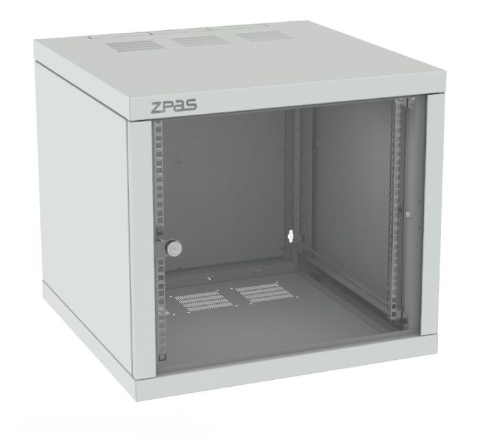Z-BOX wall-mounted cabinet 10U 600x600 /glass door/