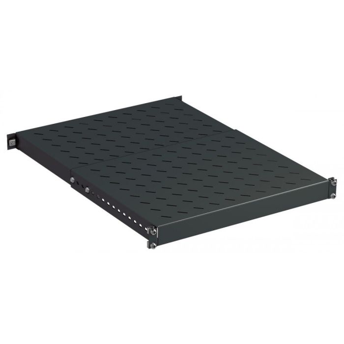 ZPAS shelf 19" 1U 350-600mm depth black