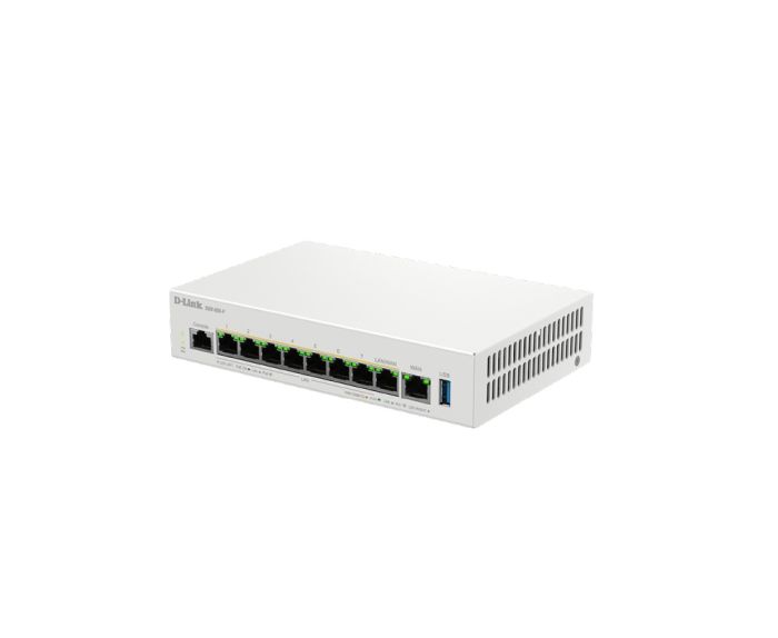 Мультисервiсний Маршрутизатор  , 7x2.5GE LAN PoE, 1x2.5GE LAN/WAN PoE, 1x2.5GE WAN, 1xUSB 3.0, 120Вт D-Link DBR-600-P