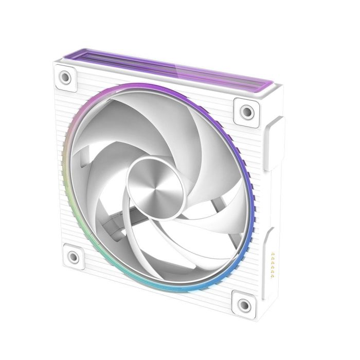 Корпусний вентилятор Zalman ZM-DF120  ARGB,  120мм, 800-2300rpm, 4pin, PWM, 3pin+5VARGB, 34,5dBa, POGO pin, Magnetic,  Reversed, білий