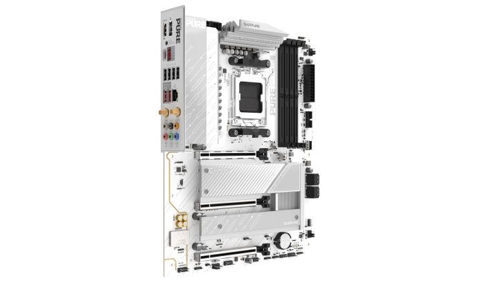 SAPPHIRE Motherboard PURE B850A WIFI7 sAM5 B850 4xDDR5 M.2 HDMI DP WiFi BT ATX