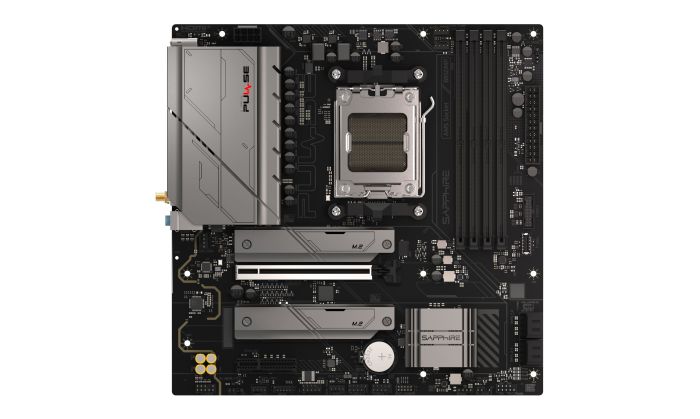 SAPPHIRE Motherboard PULSE B850M WIFI sAM5 B850 4xDDR5 M.2 HDMI DP WiFi BT mATX