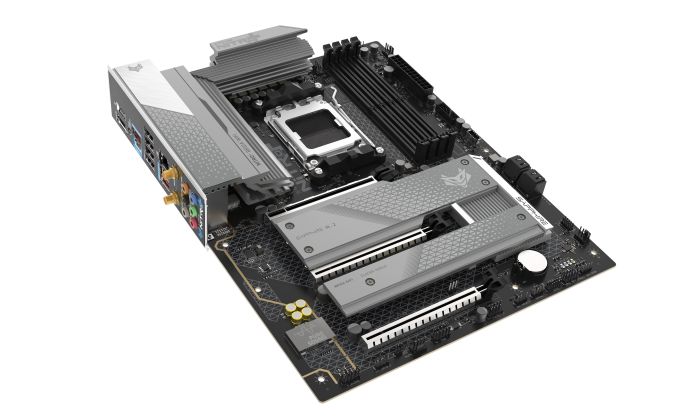 Материнская плата SAPPHIRE NITRO+ B850A WIFI7 sAM5 B850 4xDDR5 M.2 HDMI DP WiFi BT ATX