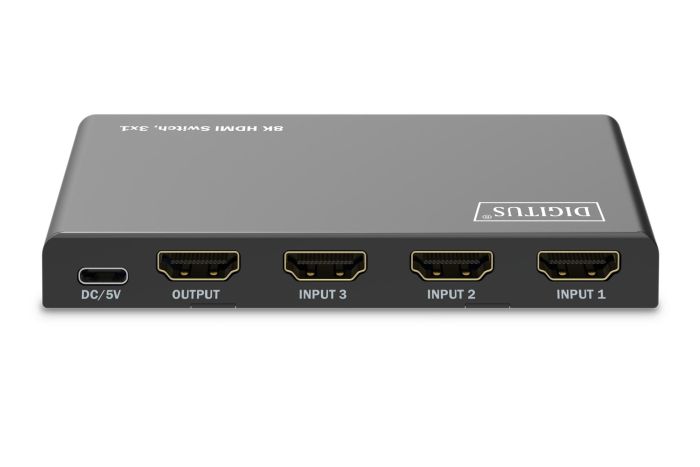 Відеокомутатор DIGITUS UHD HDMI (INx3 - OUTx1), 8K
