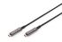 DIGITUS cable USB-C UHD 4K, AOC hybrid-fiber, type C M/M, 10m, black