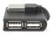 Концентратор DIGITUS USB 2.0, 4 порта, чорний