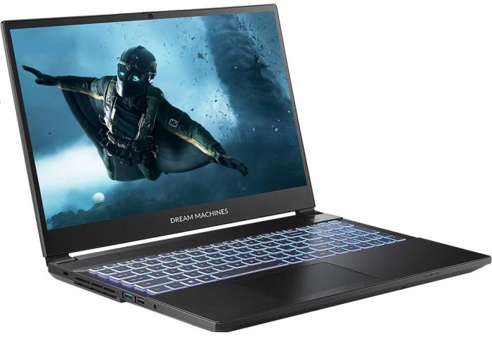 Ноутбук Dream Machines RG5050-15 15.6FHD IPS, Intel i7-13620H, 32GB, F1TB, NVD5050-8, DOS, чорний