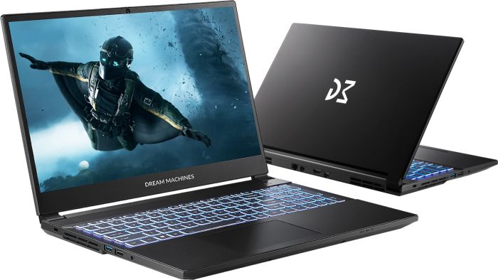 Ноутбук Dream Machines RG5050-15 15.6FHD IPS, Intel i7-13620H, 32GB, F1TB, NVD5050-8, DOS, чорний