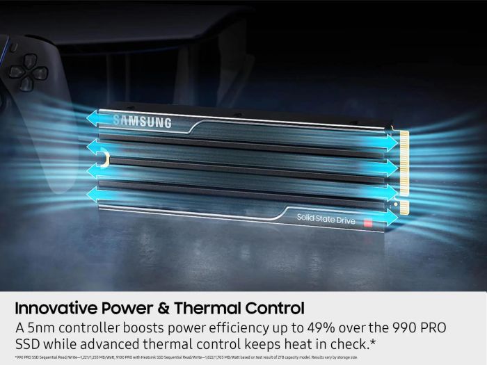 Накопичувач SSD Samsung M.2 8TB PCIe 5.0 9100PRO + радіатор