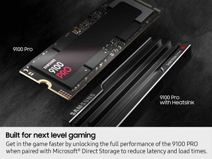 Накопичувач SSD Samsung M.2 8TB PCIe 5.0 9100PRO + радіатор