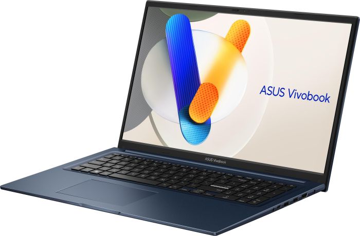 Ноутбук ASUS Vivobook 17 X1704VA-AU891 17.3" FHD IPS, Intel i3-1315U, 16GB, F512GB, UMA, NoOS, Блакитний