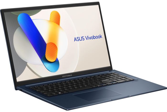 Ноутбук ASUS Vivobook 17 X1704VA-AU476 17.3" FHD IPS, Intel i7-1355U, 16GB, F512GB, UMA, NoOS, Блакитний