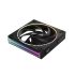 Zalman Case Fan ZM-DF120R  ARGB,  120mm, 800-2300rpm, 4pin, PWM, 3pin+5VARGB, 34,5dBa, POGO pin, Magnetic,  Reversed, black