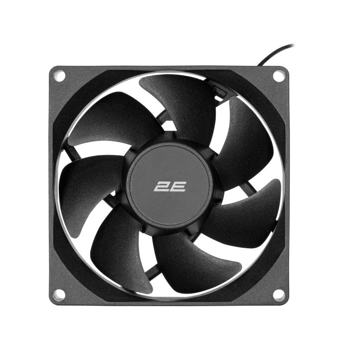 Корпусный вентилятор 2E F90B-S 90мм, 1700rpm, 4pin MOLEX, 25dBa, чёрный
