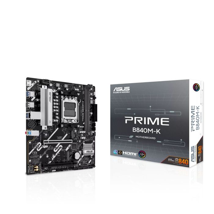 Материнcкая плата ASUS PRIME B840M-K sAM5 B840 2xDDR5 M.2 HDMI mATX