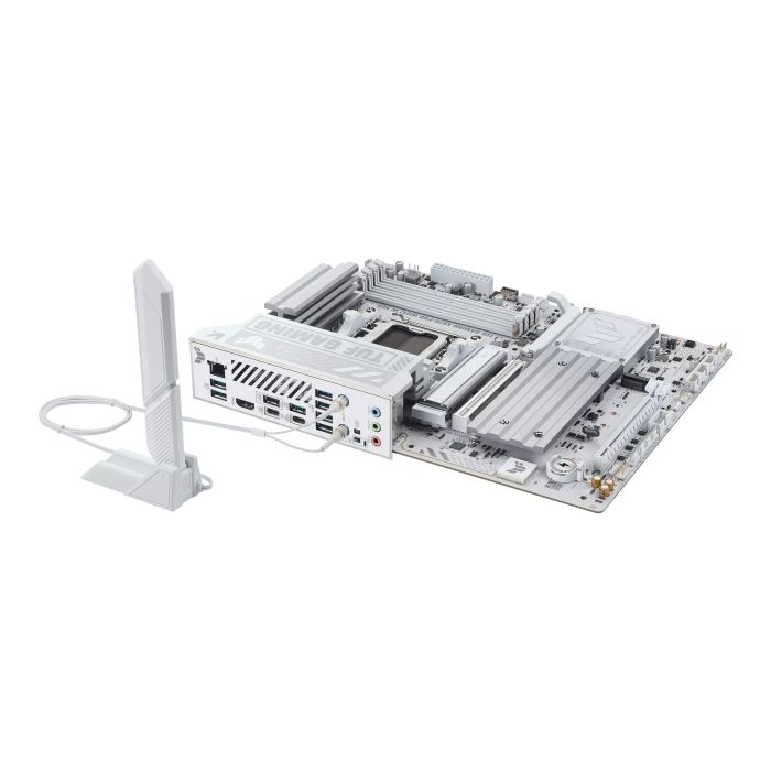 ASUS Motherboard TUF GAMING X870-PRO WIFI7 W NEO sAM5 X870 4xDDR5 M.2 HDMI  USB Type-C Wi-Fi BT ATX white