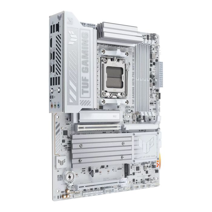 ASUS Motherboard TUF GAMING X870-PRO WIFI7 W NEO sAM5 X870 4xDDR5 M.2 HDMI  USB Type-C Wi-Fi BT ATX white