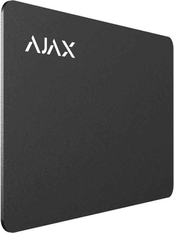 Карточка Ajax Pass 1шт, Jeweller, бесконтактная, черный