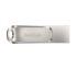 Накопитель SanDisk  512GB USB 3.1 Type-A + Type-C Dual Drive Luxe Серебристый