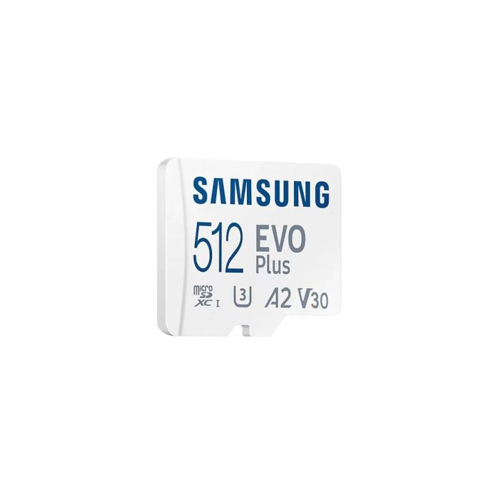 Карта пам'яті Samsung microSDXC  512GB C10 UHS-I R100MB/s Evo Plus + SD