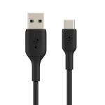 Кабель USB-A > USB-C заряджання/синхронізації Belkin 0.15м, 15Вт, Type-C, PVC, чорний