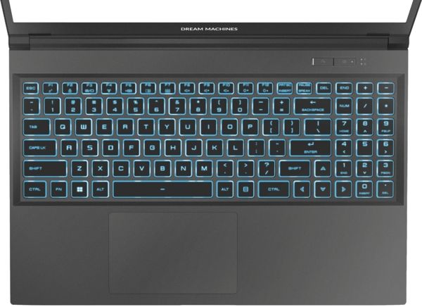 Ноутбук Dream Machines RG4050-15 15.6FHD IPS, Intel i7-13620H, 16GB, F1TB, NVD4050-6, DOS, чорний